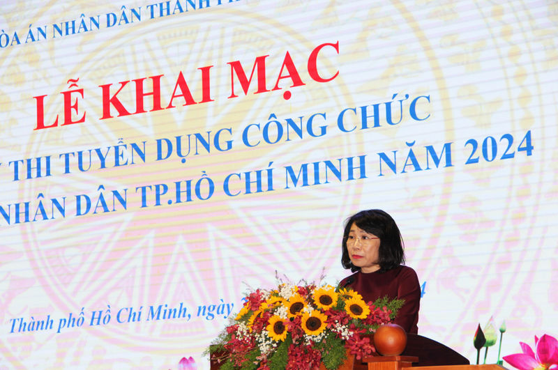 TAND TP.HCM khai mạc kỳ thi tuyển dụng công chức năm 2024
